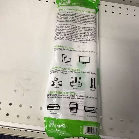 Greenlite 7 Outlet Advanced Power Strip Tier 1 - Picture 4 of 4